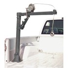 Pickup Truck Bed Crane Cable Winch Swivel Load Lift Boom Hydraulic Hoist 1 2 Ton