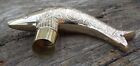 Nautical Vintage Style Designer Fish Brass Handle For Walking Stick Cane Antique