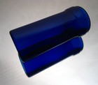 Real Bottleneck Guitar Slide Hand Finish Cobalt Blues