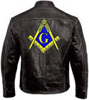 Masonic 10  Large Embroidered Patch Iron-on Emblem Square   Compass