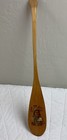 Antique Souvenir Canoe Paddle  Hand Made  1900   s  Indian W  Feathers  Wood  18   