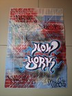 New York City Subway Map Graffiti - 23 X 34 Inches     Make  - Original 