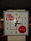 Vintage 1960s Coca-cola Hanover Electric Wall Clock  Things Go Better With Coke