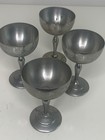 Set Of 4 Vintage Pewter Goblets
