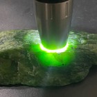 Natural Nephrite Jade Rough Stone 317g Afghanistan Green Jade Lapidary Carving