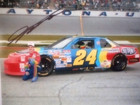 Jeff Gordon Signed 1993 Daytona  24 Dupont Chevy Rookie Nascar Wc 8x10 Photo