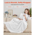 Fleece Throw Blanket Super Soft Lightweight Plush Warm 50x60 Inch 1270x1524 Mm