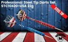Steel Tip Darts Set Steel Tip For Dartboard Includes Brass Barrel