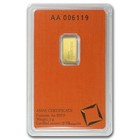 1 Gram Valcambi Suisse  9999 Fine Gold Bar In Assay
