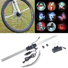 Bike Wheel Spokes Light Motor Tire Luces Lamp Image Diy Bicycle Lights 64led