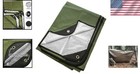 60x82in Insulated Tarp - Heavy Duty Thermal Survival Blanket Reflects 90  Heat