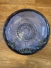 Small Ceramic Trinket Dish By Independent Artist Snew  Purple With Bats - 4 