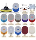 Diamond Polishing Pads 4 Inch Wet dry 12 Piece Kit Granite Stone Concrete Marble