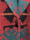 Neiman Marcus Southwestern  Vintage Tapestry Jacket Aztec Print Red 80s Sz M