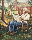 1944 Frank Joseph Dillon African American Modernist Painting Harmon Foundation