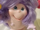Vintage Hasbro Playskool Snugglebumms - Pink Body W  Purple Hair 1985 Nice