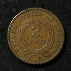 1865 Two Cent Piece Philadelphia Mint Choice Fine Condition