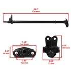 Steering Stem Shaft W  Tie Rod End Kit For Honda Trx400ex Sportrax 400 1999-2008