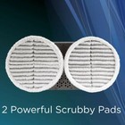 2 Pkgs - Bissell Scrubby Mop Pads For Spinwave   2 Per Pack  4 Total Pads 