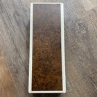 Vintage Bear-kat Products Plastic Cassette Tape Case Holds 15 Faux Wood Grain