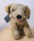 Vtg Applause Yellow Lab Retriever Plush Realistic Stuffed Puppy Dog Puppet Barks