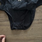 1990   s Vintage Girls Black Figure Skating Ruffle Pull On Skirt Size L