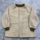 Vintage Military Jacket Liner Men   s Large 1950s Korean War Us Army Sherpa Wool