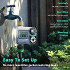  2 Pack  Sprinkler Timer Outdoor  Water Timer For Garden Hose  Programmable