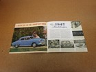 1947 Studebaker Regal Champion Commander Sales Brochure 8 Pg Folder Original