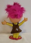 Vtg Berries Girl Figurine W hair  Wallace Russ Berrie   Co 