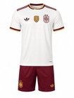 Spain Style Soccer Jersey Shorts Set White Red Football Kit Sports Uniform