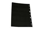 5 Lighthouse Vario 5 Pocket Black Stamp Stock Album Pages Binder Sheets