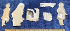  10 Antique Victorian Lot Lovely Die Cuts  Scraps For Display Or Scrapbooking