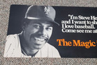 1980 Ny Mets Magic Is Back Mta Subway Sign  Steve Henderson 28  X 11 