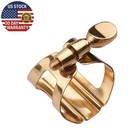 Single Screw Adjustment Saxophone Ligature Compact Durable Ligature For Soprano 
