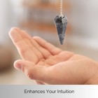 Larvikite Pendulum Crystal Stone  Faceted Pendulum Divination Tools  Dowsing