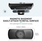 Agptek Car Speaker With Bluetooth 5 3  Hands Free Phone Kit For Calls  Gray