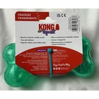 Kong Crackle Squezz Bone Dog Toy Teal Medium Crackle Toss Retrieve New