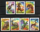 Tanzania  1217 - 1223 Wholesale Lot Of 25 Complete Sets Dinosaurs  Cto 1994