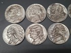 Lot Of  10  Hobo Nickels -  Jefferson Nickels - Cross Bones Bullion