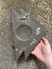 Antique True Vintage 1963 Clay Hand Sculpted Horse Wall Hanging Decor  chipped  