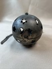 Vintage Celestial Star Moon Pomander Ball Hanging Brass Potpourri Holder 3 5   
