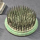 Lot Of 4 Vintage Metal Spike Flower Frogs