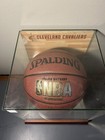 Kyrie Irving Cleveland Cavaliers Signed Ball In Case With Coa