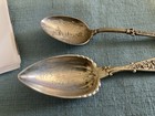 Sterling Silver Assorted Lot Of Spoons And Baby Set 7 Pc Total Dematasse