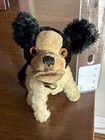 Great Mini Early Steiff Bully The Bulldog 4    Black White Long F Ff Button Nice