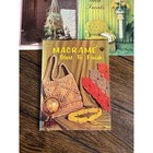Vintage Macrame Pattern Book Lot 3  70s Boho Plant Hanger Good Diy