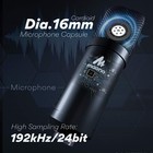 Microphone With Studio Headphone Set 192khz 24bit Vocal Condenser Cardioid Po   
