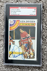 Ken Dryden Autographed Signed 1978-79 Topps Card Canadiens Maple Leafs Hof Sgc