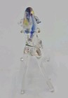 Hand Painted Blown Glass Colorful Horse Unicorn Figurine  Animal Mini Rainbow   